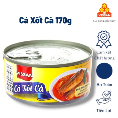 Combo 5 hộp Cá Xốt Cà Vissan 170g - HSD 2.028, 36 tháng, giảm giá 106,238 VND