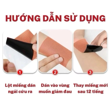 Combo 5 Hộp Cao Dán Ngải Cứu Giảm Đau Mỏi Xương Khớp Cổ Vai Gáy - 18.500₫