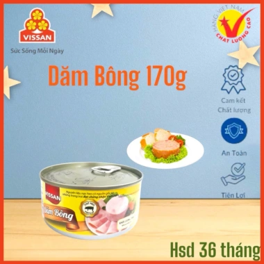 Combo 5 hộp Dăm bông Vissan 170g - Hạn dùng đến 2.028, Giá chỉ 193,090 VND 2
