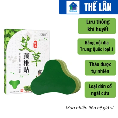 Combo 5 Hộp Dán Ngải Cứu TL Giảm Đau Vai Gáy, Đau Bụng Kinh, Giữ ấm 19.999 VND