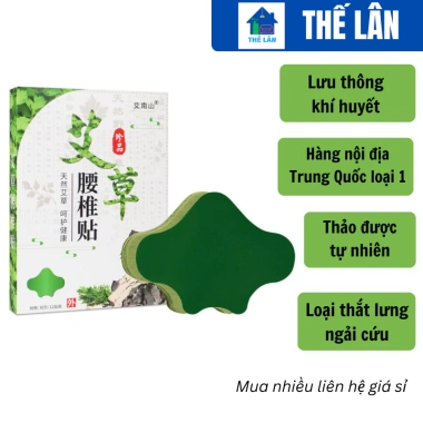 Combo 5 Hộp Dán Ngải Cứu TL Giảm Đau Vai Gáy, Đau Bụng Kinh, Giữ ấm 19.999 VND