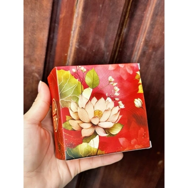 Combo 5 Hộp Đựng Bánh 9cm Phu Thê, Cốm, Bánh Dẻo, Bía - Trang Trí Tráp Cưới Hỏi, Bàn Gia Tiên, Quà Tặng Khách Mời 2