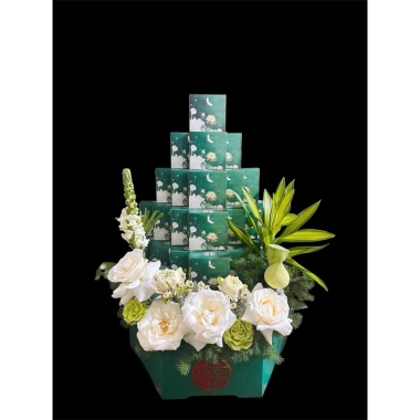 Combo 5 Hộp Đựng Bánh 9cm Phu Thê, Cốm, Bánh Dẻo, Bía - Trang Trí Tráp Cưới Hỏi, Bàn Gia Tiên, Quà Tặng Khách Mời 8