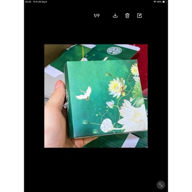 Combo 5 Hộp Đựng Bánh 9cm Phu Thê, Cốm, Bánh Dẻo, Bía - Trang Trí Tráp Cưới Hỏi, Bàn Gia Tiên, Quà Tặng Khách Mời 10