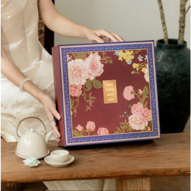 Combo 5 Hộp Đựng Quà Tết Âm Dương Hoa Xuân - Hộp Cứng Thành Quây, Kèm Túi Xách, Giá 555.000 9 Combo 5 Hộp Đựng Quà Tết Âm Dương Hoa Xuân - Hộp Cứng Thành Quây, Kèm Túi Xách, Giá 555.000 9