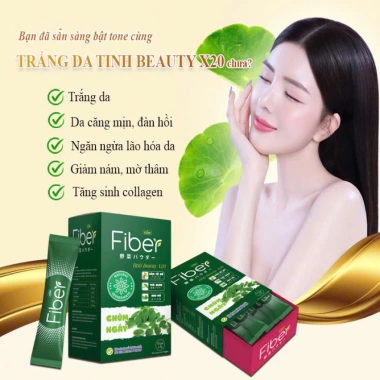 Combo 5 Hộp Fiber-T Collagen TINH-X20 Plus Collagen trắng da Hàn Quốc giảm giá 23% chỉ 800.000 2