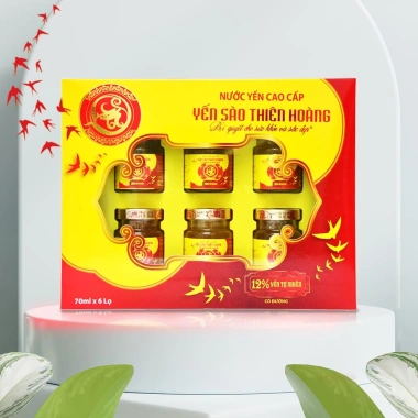 Combo 5 hộp Nước Yến sào Nguyên chất Thiên Hoàng 12% - Giá ưu đãi 609.000 VND 2