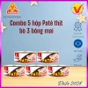 Combo 5 hộp Pate thịt bò 3 bông mai Vissan 150g - HSD 2.028, Giá ưu đãi 118.976₫ 2