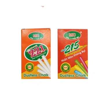 Combo 5 Hộp Phấn Ghi Bảng MIC 10 Viên - Phấn Viết Không Bụi Giá 35k