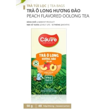 Combo 5 hộp Trà Oolong Túi Lọc Cầu Tre Bao bì Tết 25 gói HSD 04/2.027 Giảm giá 4 Combo 5 hộp Trà Oolong Túi Lọc Cầu Tre Bao bì Tết 25 gói HSD 04/2.027 Giảm giá 4