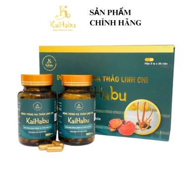 Combo 5 hộp Viên uống Đông trùng hạ thảo Linh chi KaiHabu – Tăng sức kháng, chỉ 1,725,000 VND