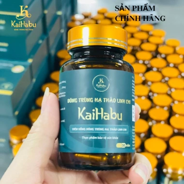 Combo 5 hộp Viên uống Đông trùng hạ thảo Linh chi KaiHabu – Tăng sức kháng, chỉ 1,725,000 VND