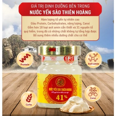 Combo 5 hộp Yến Sào Thiên Hoàng 41% tổ yến - 6 lọ/box, giá ưu đãi 900.000₫ 2 Combo 5 hộp Yến Sào Thiên Hoàng 41% tổ yến - 6 lọ/box, giá ưu đãi 900.000₫ 2