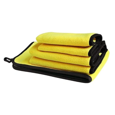 Combo 5 Khăn Lau Xe Hơi 2 Mặt Vàng Xám - Thấm nhanh, mềm mịn, đa năng 72.800 VND