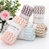 Combo 5 khăn mặt cotton lông cừu Hàn Quốc mềm mịn, siêu thấm nước, kẻ sọc - Khăn lau tay đa năng 50x35cm 22.200₫