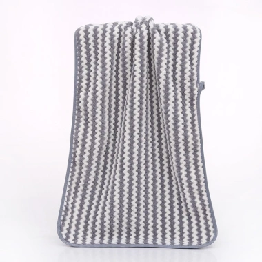 Combo 5 khăn mặt cotton lông cừu Hàn Quốc mềm mịn, siêu thấm nước, kẻ sọc - Khăn lau tay đa năng 50x35cm 22.200₫ 5