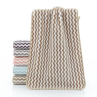 Combo 5 khăn mặt cotton lông cừu Hàn Quốc mềm mịn, siêu thấm nước, kẻ sọc - Khăn lau tay đa năng 50x35cm 22.200₫ 7