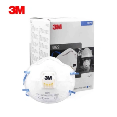 Combo 5 khẩu trang 3M 8.822 N95 - van thở, lọc PM2.5 Hàn Quốc, giá ưu đãi 145.000₫