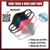 Combo 5 Khẩu Trang Đen 3D Hàn Quốc AMASK Chống Bụi Mịn Thời Trang Nam Nữ