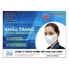 Combo 5 khẩu trang vải 2 lớp cotton kháng khuẩn, chống bụi mịn - Giá 35.500₫ 2