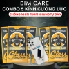 Combo 5 kính cường lực Kingkong khung tự dán IP – Tặng 1 ốp và Mèo Thần Tài Bimcare