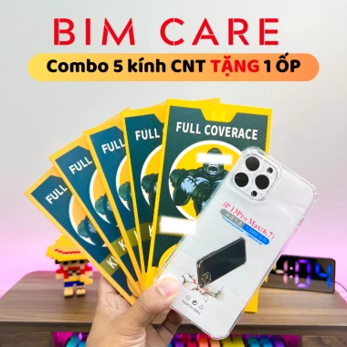 Combo 5 kính cường lực Kingkong khung tự dán IP – Tặng 1 ốp và Mèo Thần Tài Bimcare 2 Combo 5 kính cường lực Kingkong khung tự dán IP – Tặng 1 ốp và Mèo Thần Tài Bimcare 2
