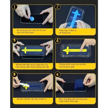 Combo 5 kính cường lực KINHKONG chống nhìn chộm - Bảo vệ màn hình, giá chỉ 70.799 VND