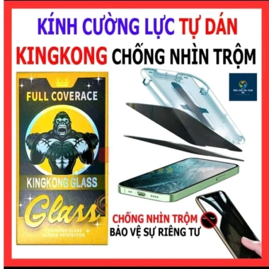 Combo 5 kính cường lực KINHKONG chống nhìn chộm - Bảo vệ màn hình, giá chỉ 70.799 VND