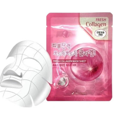 Combo 5 mặt nạ 3W Clinic Fresh Mask Sheet 23ml - Dưỡng da trắng sáng, mịn màng, chiết xuất thiên nhiên Hàn Quốc - 36.500₫