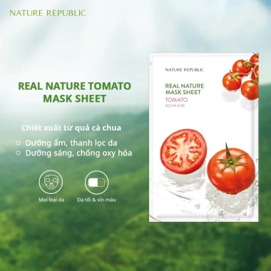 Combo 5 Mặt Nạ Giấy Nature Republic 23ml - Dưỡng ẩm, Trắng Da, Giá 88.200 VND