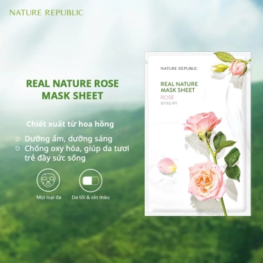 Combo 5 Mặt Nạ Giấy Nature Republic 23ml - Dưỡng ẩm, Trắng Da, Giá 88.200 VND