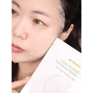 Combo 5 Mặt Nạ Tencel Niacinamide Cấp ẩm và Sáng Da - Miinskin 169k