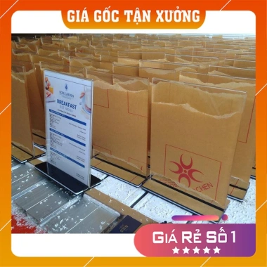 Combo 5 menu mica chữ T A5 - Xả kho Thanh Lý, giảm còn 199.000₫, in đẹp