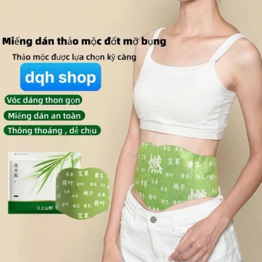 Combo 5 miếng dán thảo dược giảm béo, giảm đau bụng kinh - Hiệu quả nhanh, an toàn, hỗ trợ giảm cân, giá chỉ 33.417₫