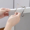 Combo 5 Móc Inox Đa Năng - Móc Đôi Hình S, Gài Sau Cánh Tủ Bếp, 15.000 VND 2