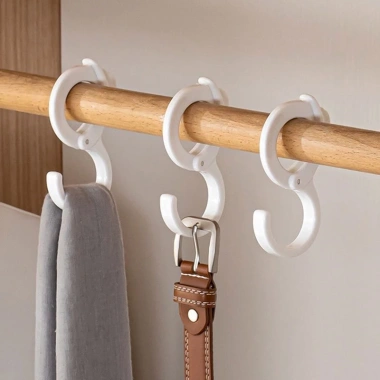 Combo 5 Móc Treo Đồ Đa Năng - Khoá Cài 360, Treo Quần Áo, Túi Xách - Giá 14.990 2