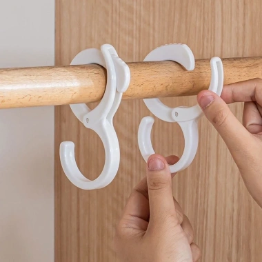 Combo 5 Móc Treo Đồ Đa Năng - Khoá Cài 360, Treo Quần Áo, Túi Xách - Giá 14.990 4