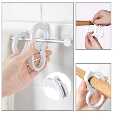 Combo 5 Móc Treo Đồ Đa Năng - Khoá Cài 360, Treo Quần Áo, Túi Xách - Giá 14.990 6