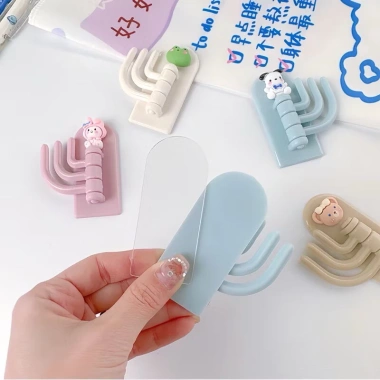 Combo 5 móc treo tường 3 nhánh xoay – siêu chắc, bền, cho nón, chìa khóa, quần áo – 39.999₫
