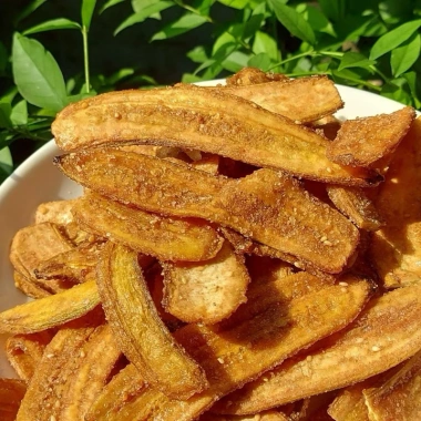 Combo 5 món Snack 1,5kg - Xương Chó, Cá Phồng, Nui Chiên, Quẩy Cua, Chuối Sấy Mè Gừng, Giòn Tan, Giá chỉ 86.356 VND 3