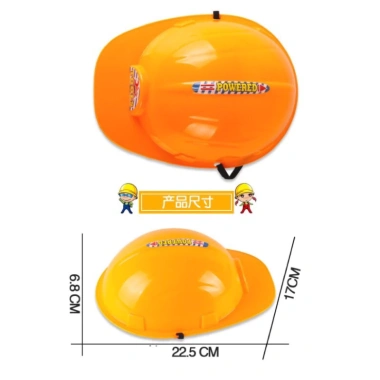 Combo 5 mũ công nhân nhựa bé mầm non - An toàn, màu sắc bắt mắt, giảm 20%