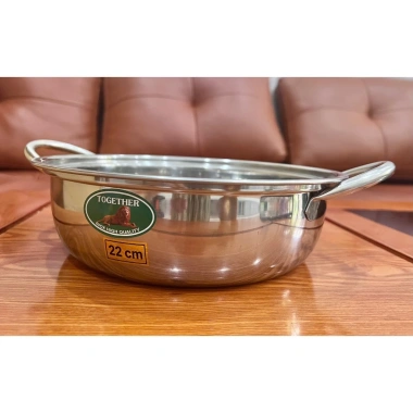 Combo 5 Nồi Lẩu Inox 430 Together Hàng Dày Cao Cấp - Giá Ưu Đãi 375.000₫