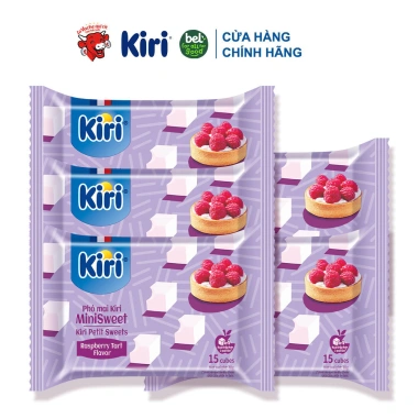 Combo 5 Phô mai Kiri vị mâm xôi 15C 78g - Giá 283.200₫, hương ngọt, mềm mịn, thích làm bánh 2 Combo 5 Phô mai Kiri vị mâm xôi 15C 78g - Giá 283.200₫, hương ngọt, mềm mịn, thích làm bánh 2
