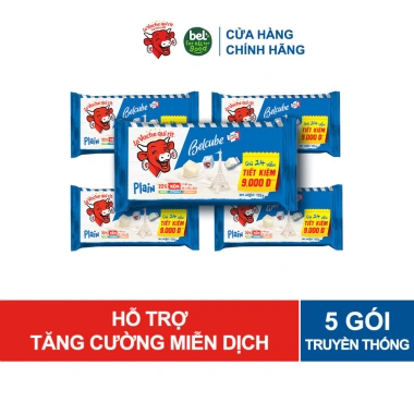 Combo 5 phô mai vuông Belcube vị sữa 24C 125g x15 - Giá ưu đãi 323.000 VND 2 Combo 5 phô mai vuông Belcube vị sữa 24C 125g x15 - Giá ưu đãi 323.000 VND 2