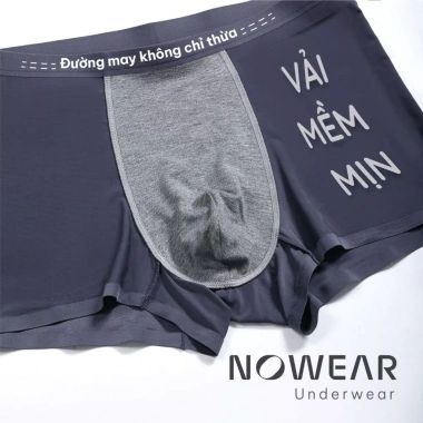 Combo 5 quần Boxer nam NOWEAR thun lạnh - co giãn 4 chiều, thấm hút, kháng khuẩn - 428.400₫ 3