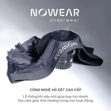 Combo 5 quần Boxer nam NOWEAR thun lạnh - co giãn 4 chiều, thấm hút, kháng khuẩn - 428.400₫ 6