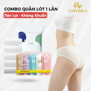 Combo 5 Quần Lót Giấy Dùng 1 Lần – Quần Chip Nữ Kháng Khuẩn, Tiện Lợi, Mang Xa