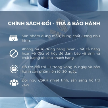Combo 5 Quần Lót Nam Boxer Seamone – Lụa Băng, Co Giãn, Thoáng Khí, Kháng Khuẩn 10A, Khử Mùi 9