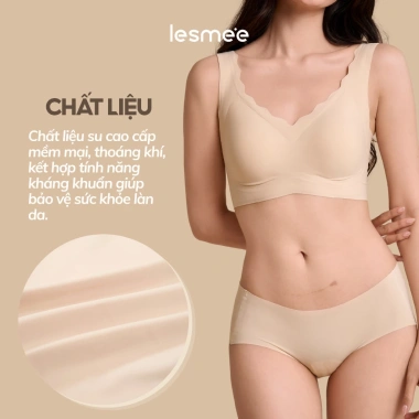Combo 5 Quần Lót Nữ LESMÉE Không Viền Kháng Khuẩn Co Giãn Mềm Mịn Giá 199k 6