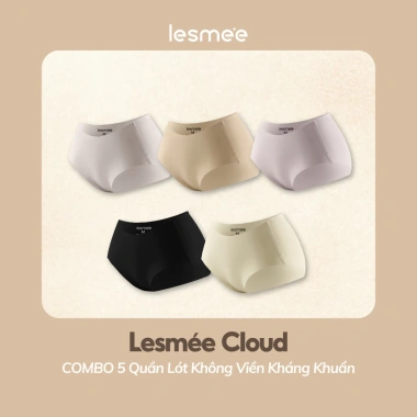 Combo 5 Quần Lót Nữ LESMÉE Không Viền Kháng Khuẩn Co Giãn Mềm Mịn Giá 199k 8